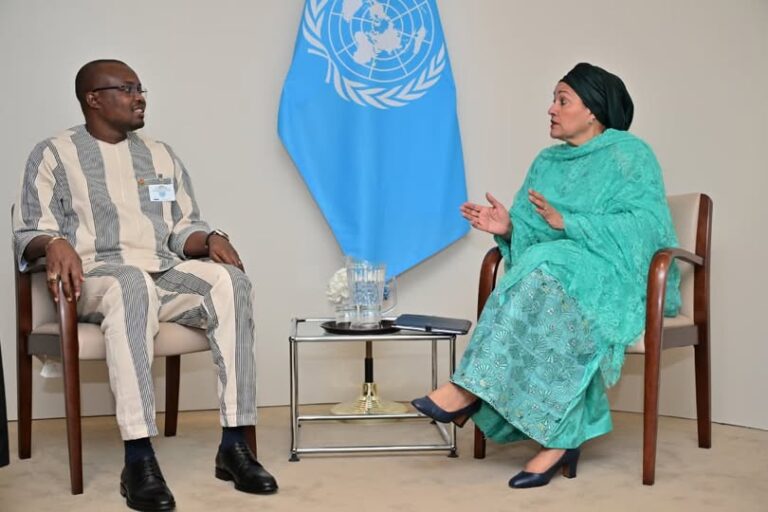Burkina Faso – ONU : une audience empreinte de sincérité entre le Premier ministre et la Secrétaire générale adjointe Amina Mohamed